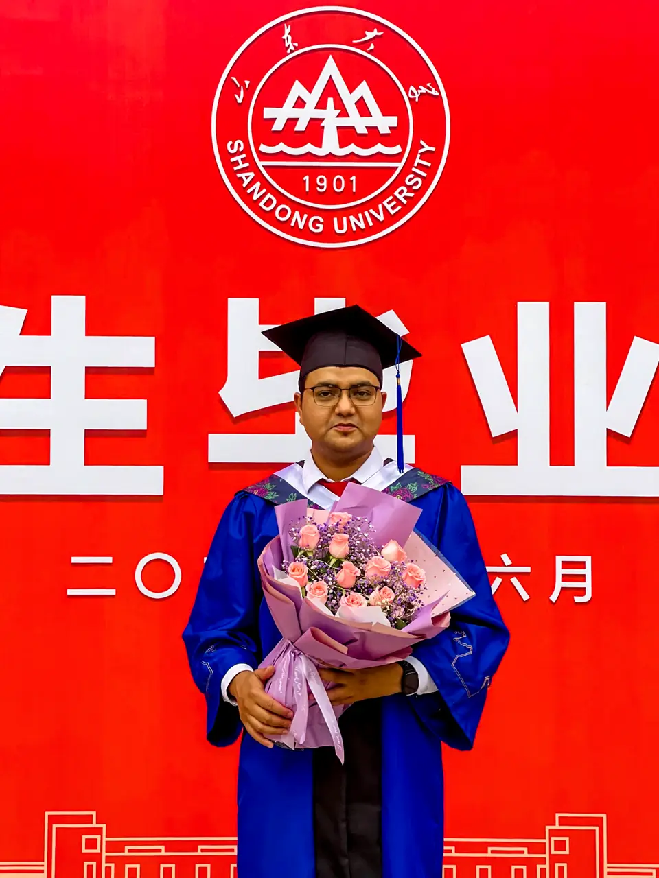 Md. Moneruzzaman at graduation